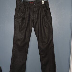 D-LUX wax coated jeans - straight leg - size 34 x 32